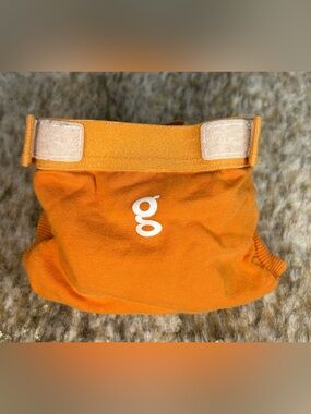 5 for $25🔥GDiapers Orange Reusable Cloth Diaper‎ Small (8-14 lbs.)